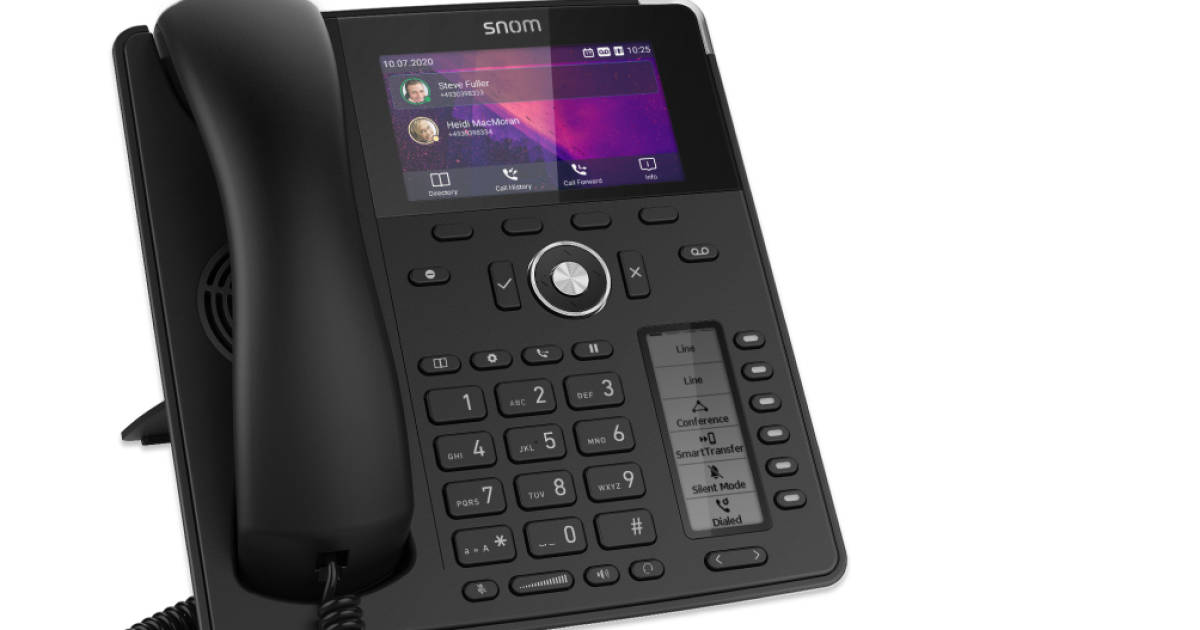 Snom: Tischtelefone der D7xx-Serie sind für Zoom zertifiziert -  telecom-handel.de