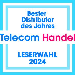 Logo der Leserwahl zum besten Distributor 2024 