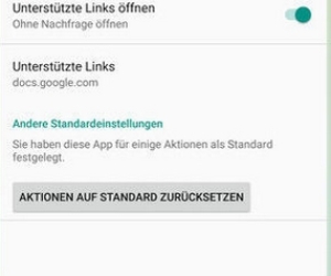 App-Links -  Auch das ist neu: Den einzelnen Apps kann man nun in den Einstellungen mitteilen, welche Links, ohne nachzufragen, gleich geöffnet werden sollen.